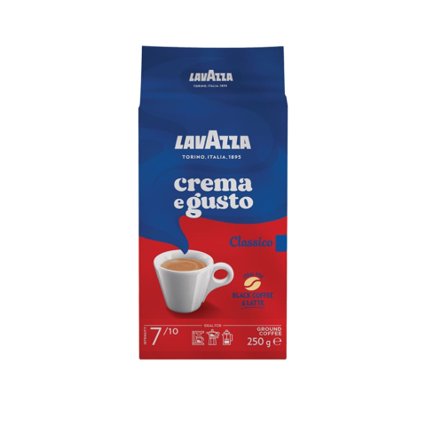 Lavazza Crema E Gusto Classico, mljevena kava 250 g