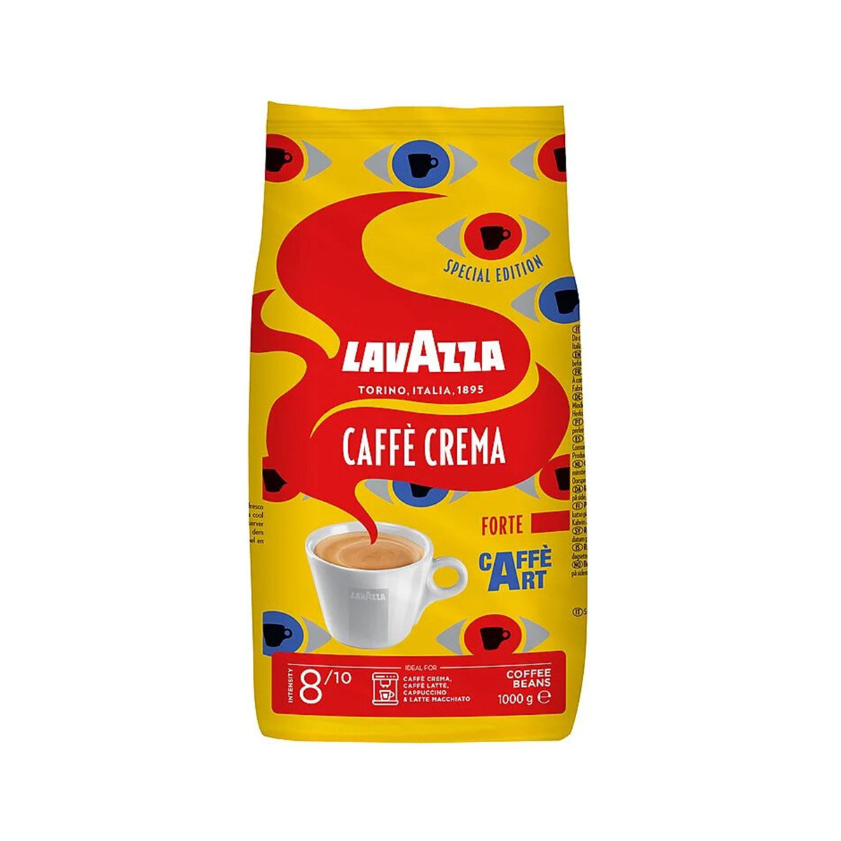 Lavazza Caffe Crema Forte Caffe Art, kava u zrnu, 1kg
