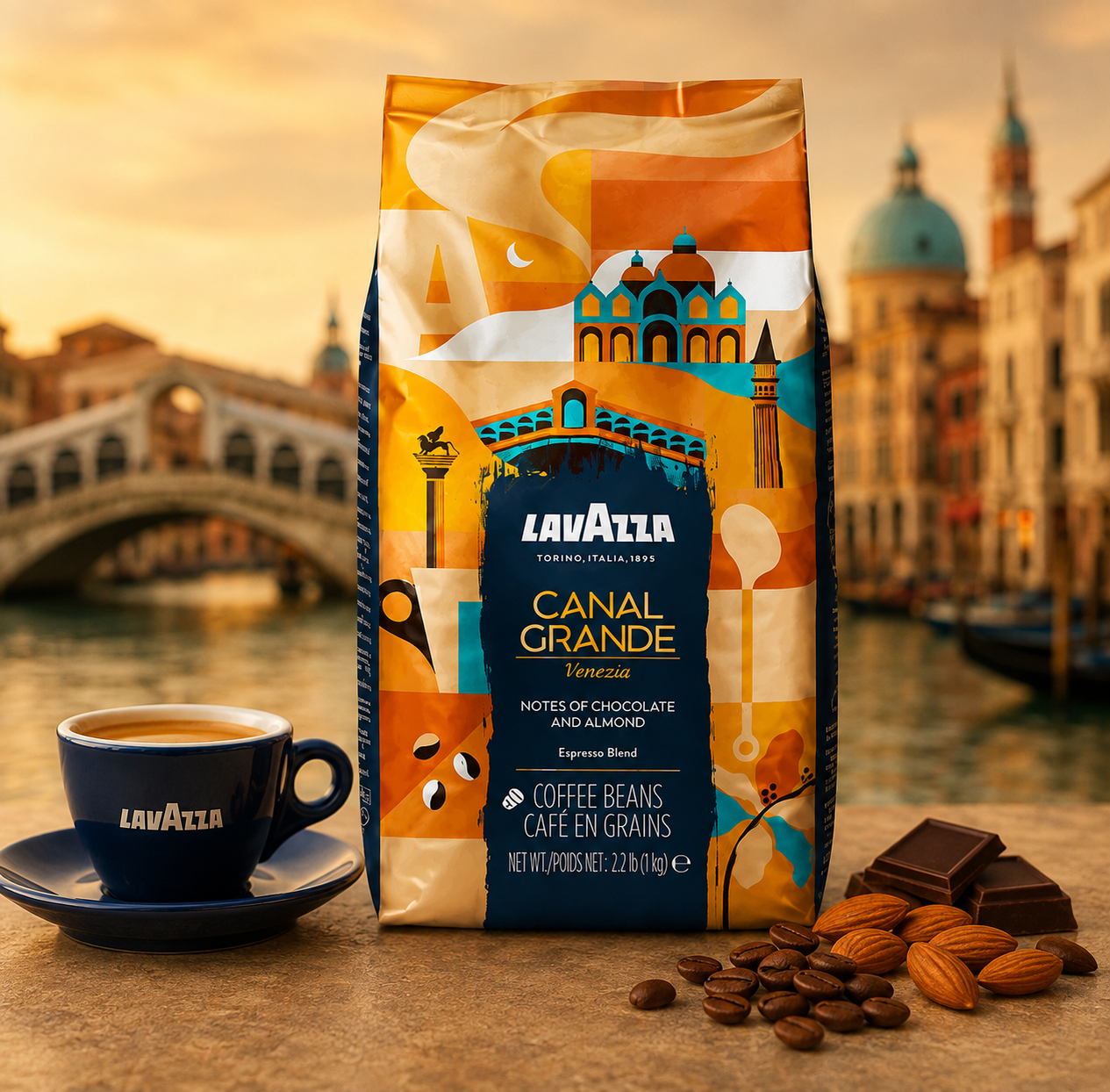 Lavazza Canal Grande Venezia, kava u zrnu, 1kg - Slika 2